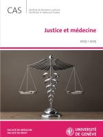 CAS Justice et médecine 2023-2025